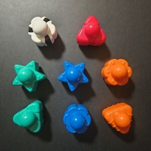 8 Fisher Price Singing Snail Shape Sorter Replacement Stacking Shapes